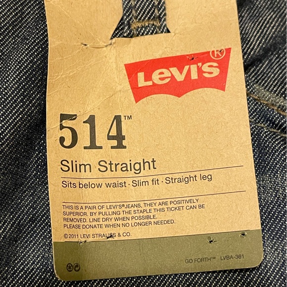 NWT Men’s/Boy’s Levi’s 514 Style Jeans 32Wx27L (boy’s size 12H) - Picture 4 of 8